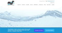 Desktop Screenshot of metrowaterfiltration.com